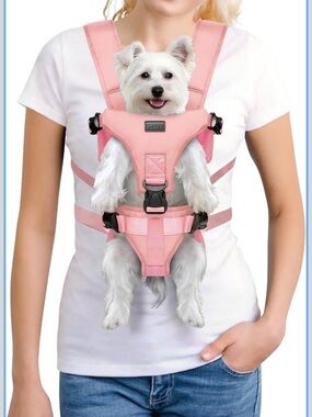 Yudodo Pink Pet Dog Front Carrier Backpack Small 6-11 Lbs Adjustable NWOT